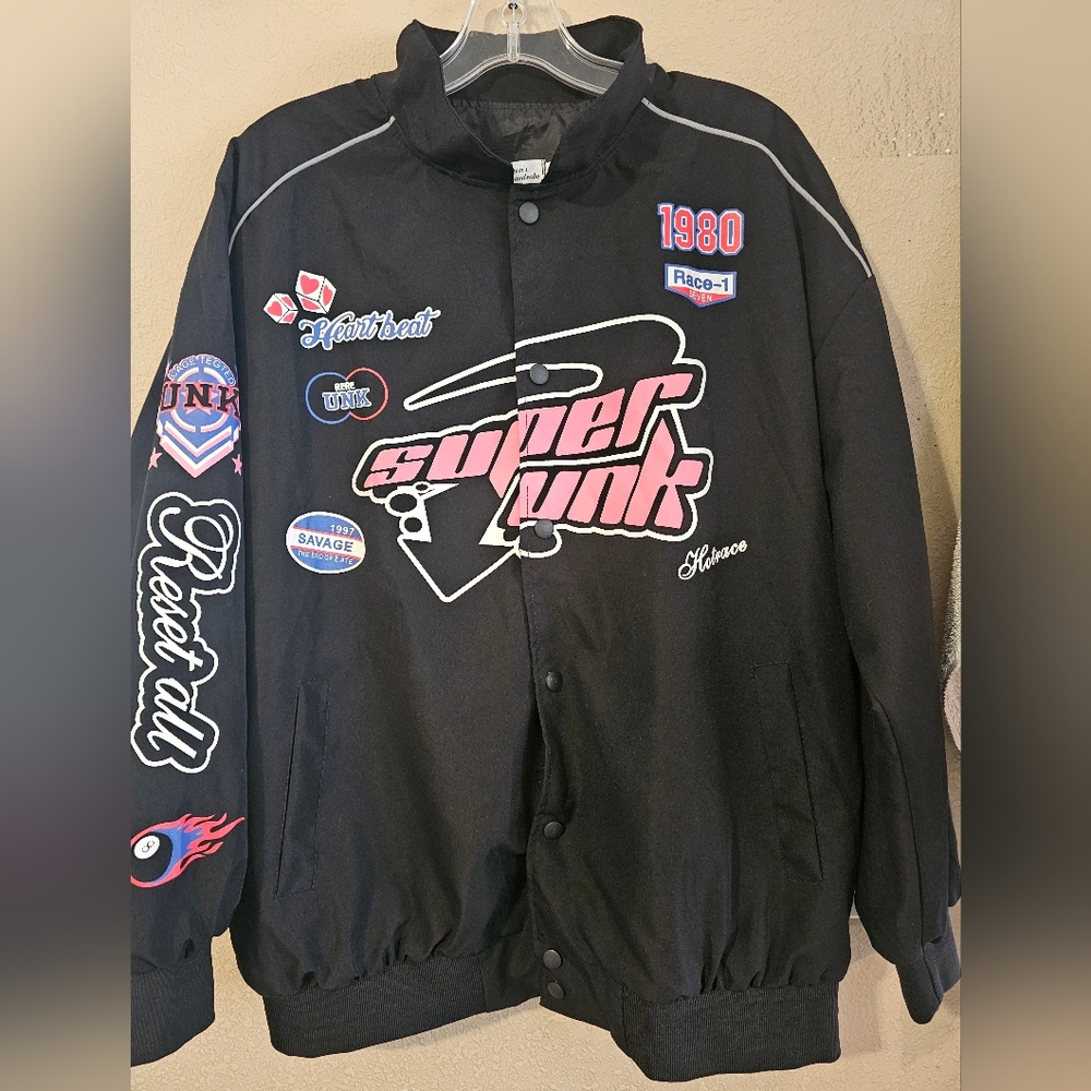 TheQueens wardrober Racing Jacket overview size jacket women's size M- L